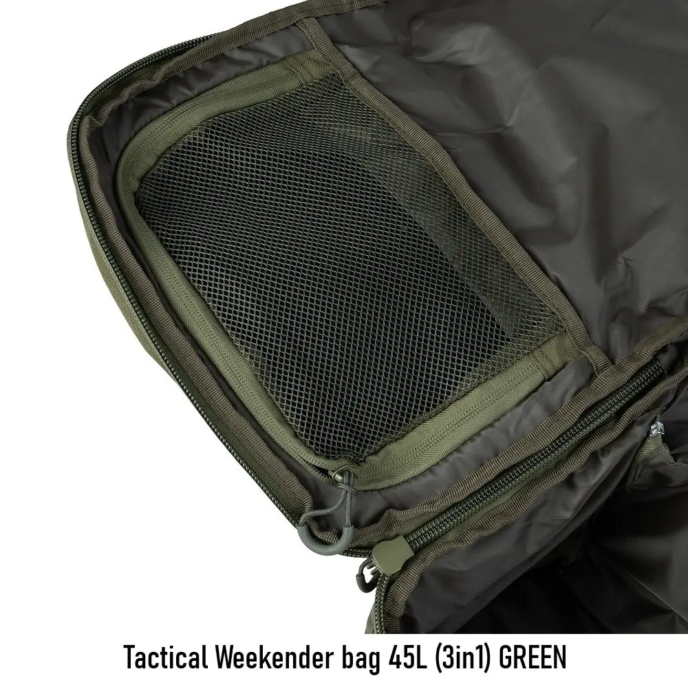 Tactical Weekender bag 45L (3in1) GREEN pic 6.webp