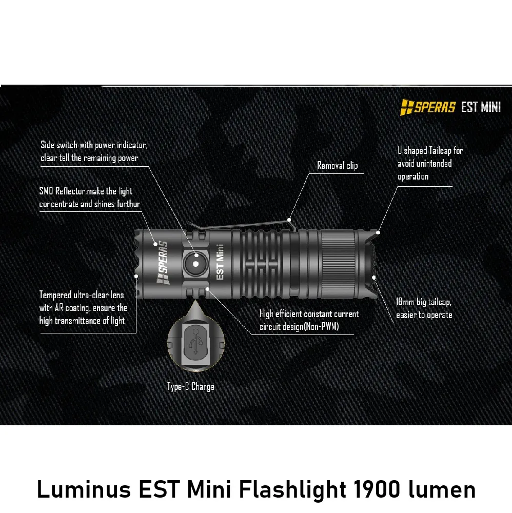 Luminus EST Mini Flashlight 1900 lumen pic 7.webp