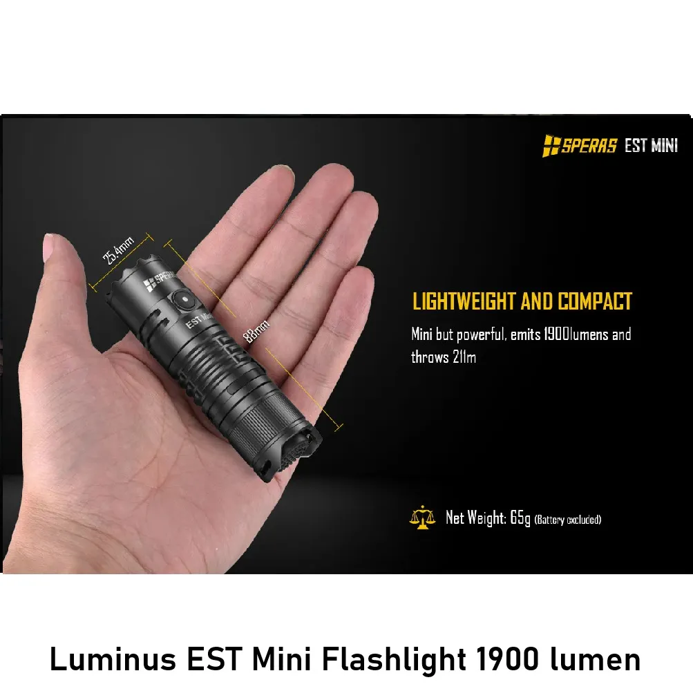 Luminus EST Mini Flashlight 1900 lumen pic 9.webp