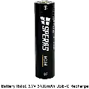 Battery 18650 3.7V 3400mAh USB-C Recharge pic 2.webp