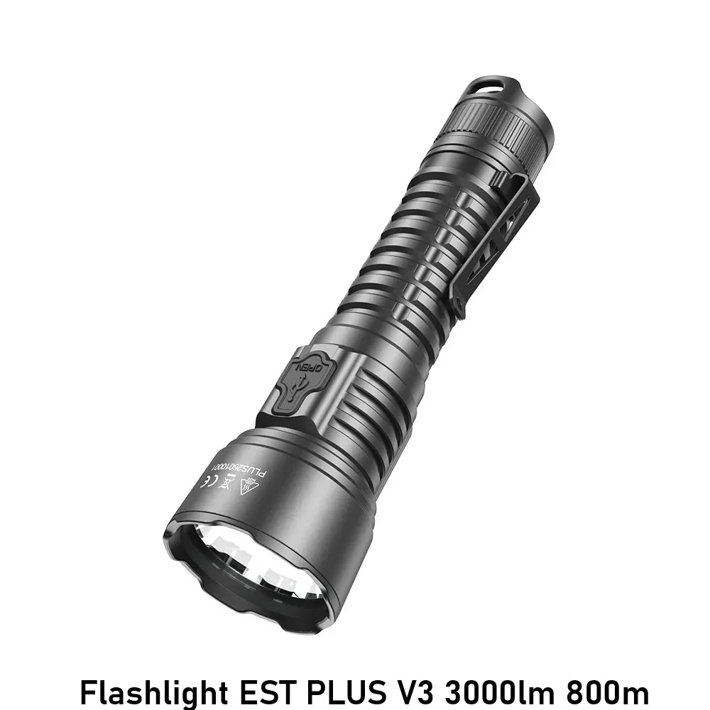Flashlight EST PLUS V3 3000lm 800m pic 2.webp