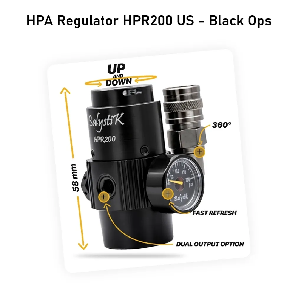 HPA Regulator HPR200 US - Black Ops pic 5.webp