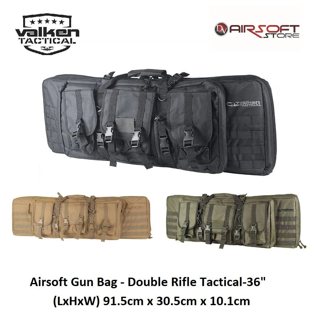 Airsoft Gun Bag - Double Rifle Tactical-36"