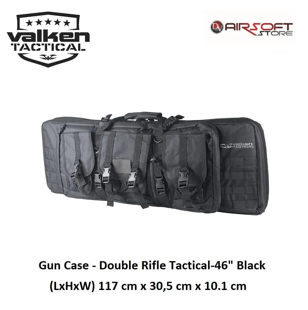 [2100000002573] Airsoft Gun Bag - Double Rifle Tactical-46"