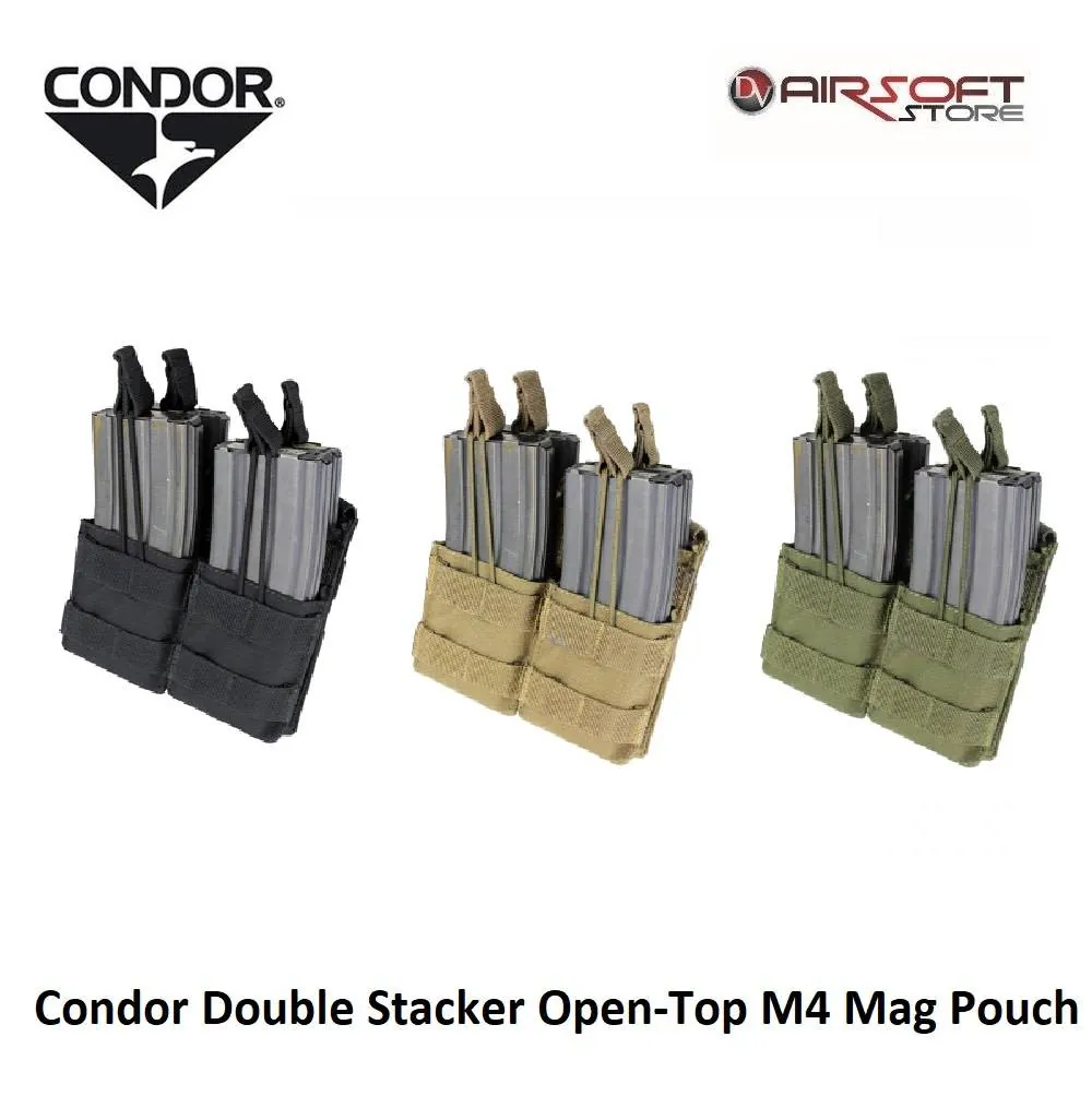 Condor Double Stacker Open-Top M4 Mag Pouch