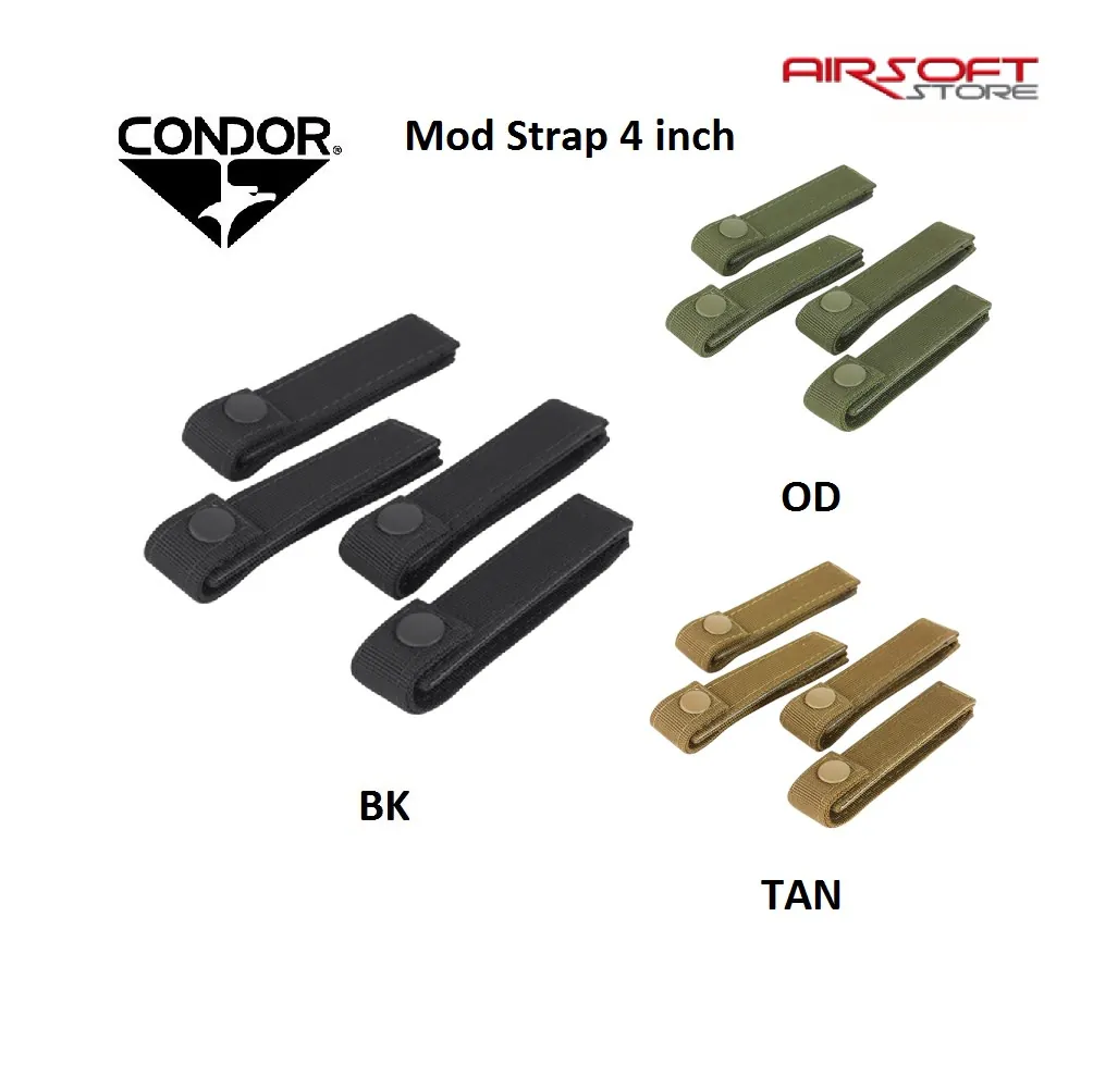 [2100000015214] Mod Strap 6 inch (Black)