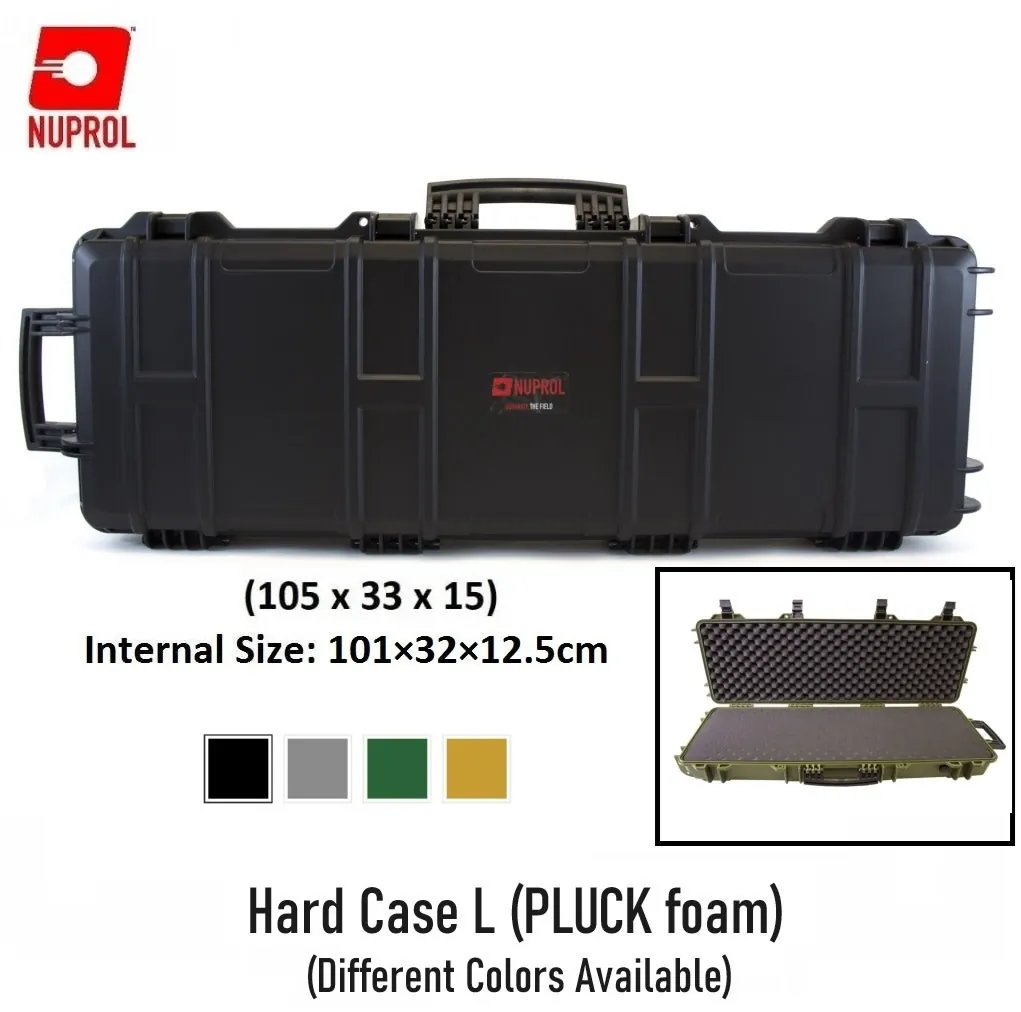 [2100000020157] Hard Case L (PLUCK foam) (Black)