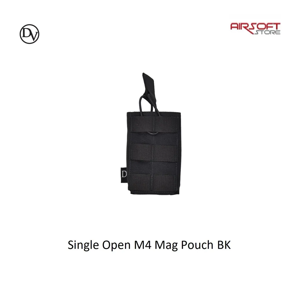 [2100000023219] Single Open M4 Mag Pouch (Black)