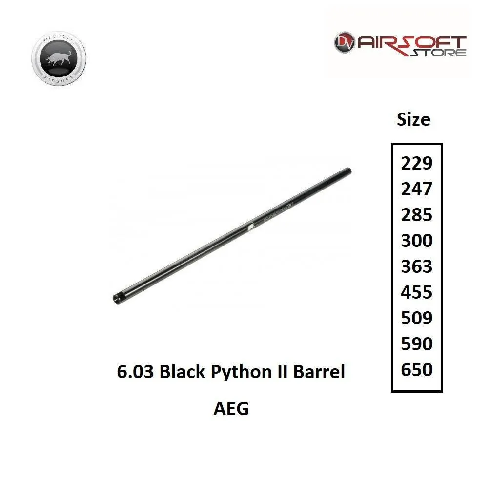 6.03 Black Python II Barrel