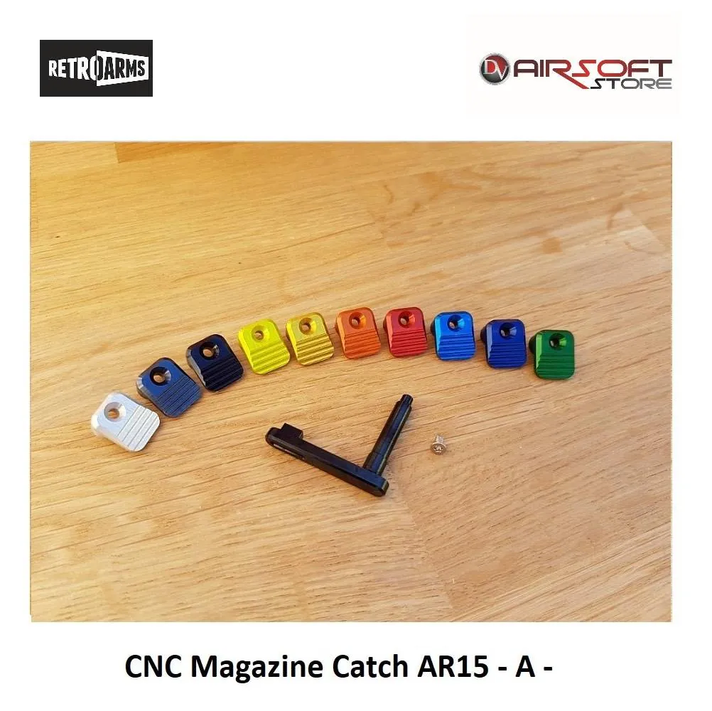 CNC Magazine Catch AR15 - A -