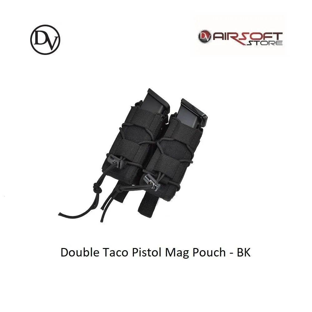 [2100000027019] Double Taco Pistol Mag Pouch (Black)