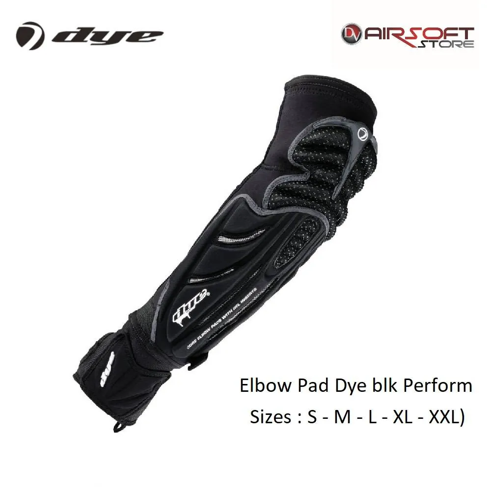 [2100000030248] Elbow Pad Dye blk Perform (S)