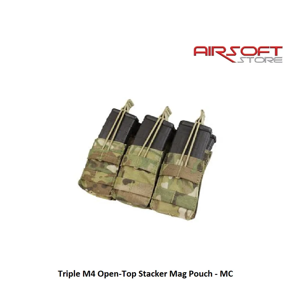 Triple M4 Open-Top Stacker Mag Pouch - MC