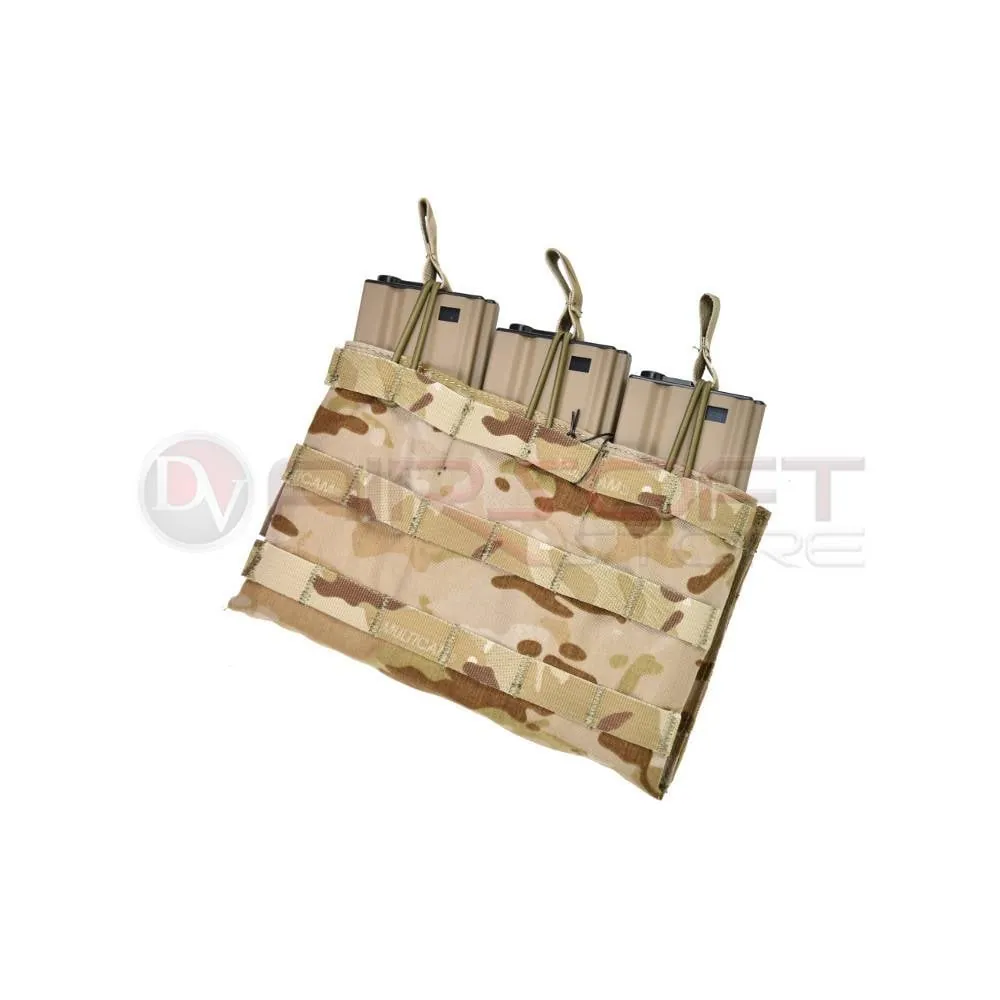 Triple Open Top 5.56 Mag Pouch - MC Arid