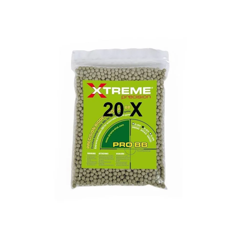 [2100000007417] Xtreme 0.23g BB biodegradable (20 bag x 700gr)
