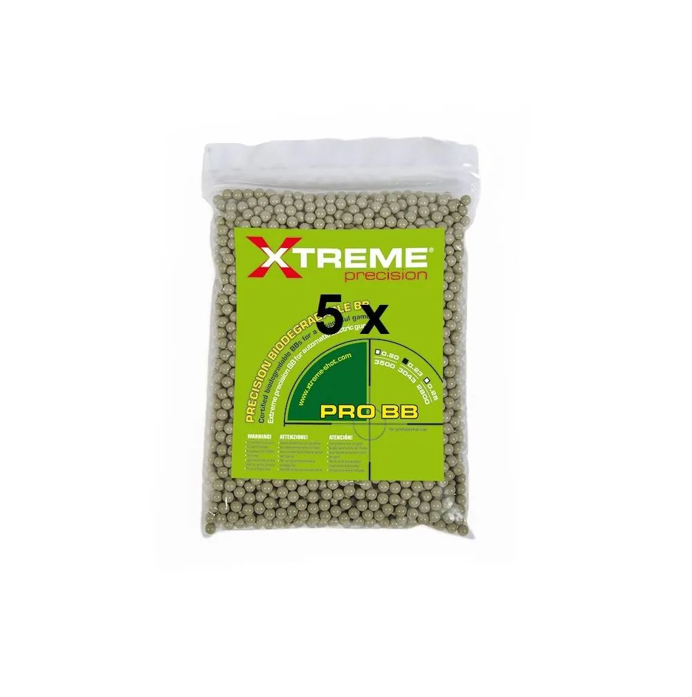 Xtreme 0.23g BB biodegradable (5 bag x 700gr)