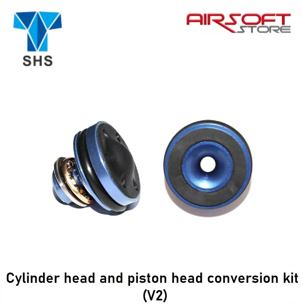 Cylinder head and piston head conversion kit (V2)