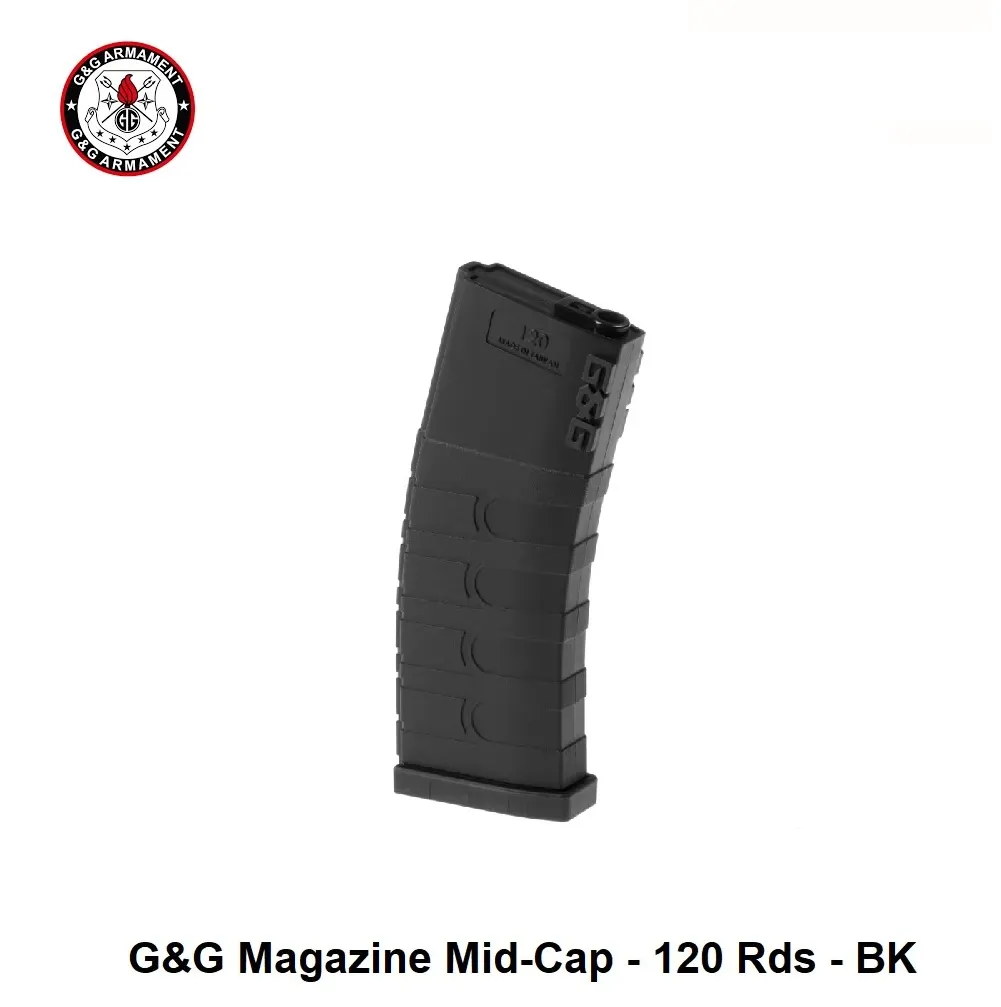 G&G Magazine Mid-Cap - 120 Rds - BK