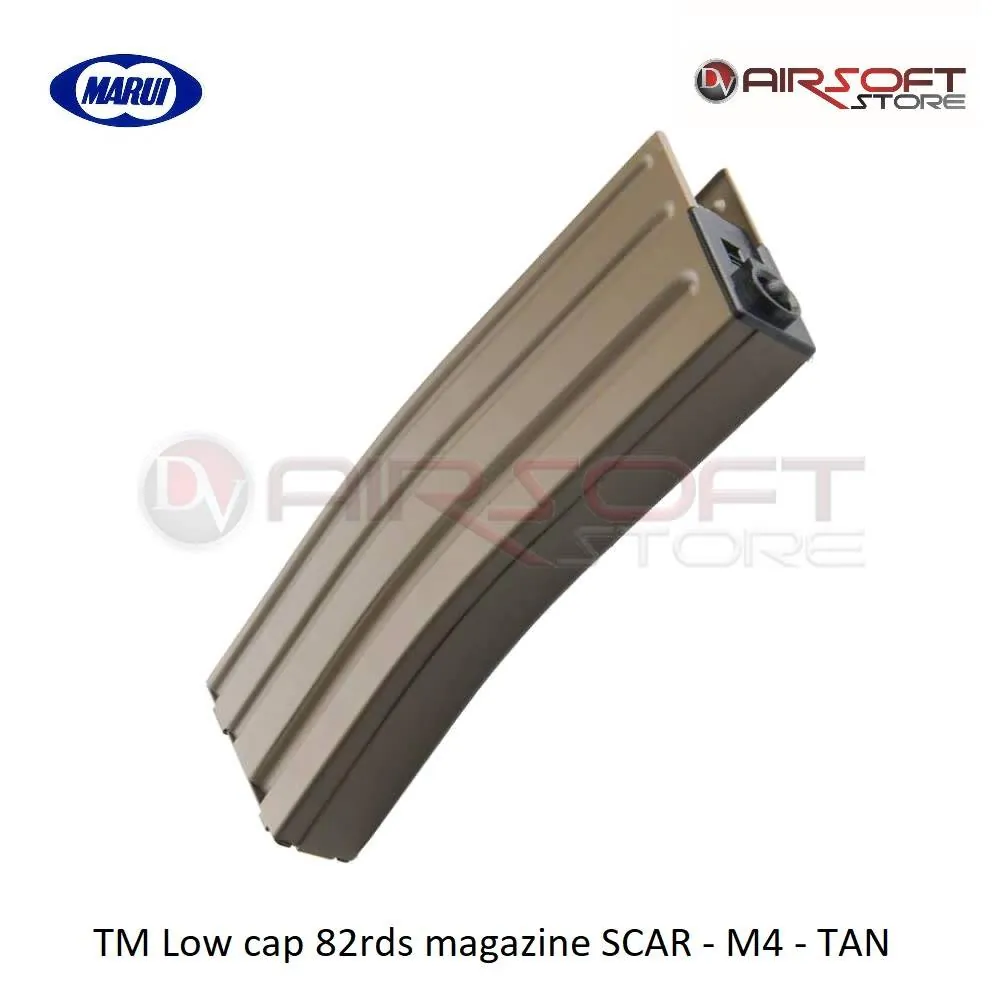 [2100000011117] TM Low cap 82rds magazine SCAR - M4 - TAN