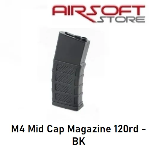 [2100000012299] M4 Mid Cap Magazine 120rd - BK