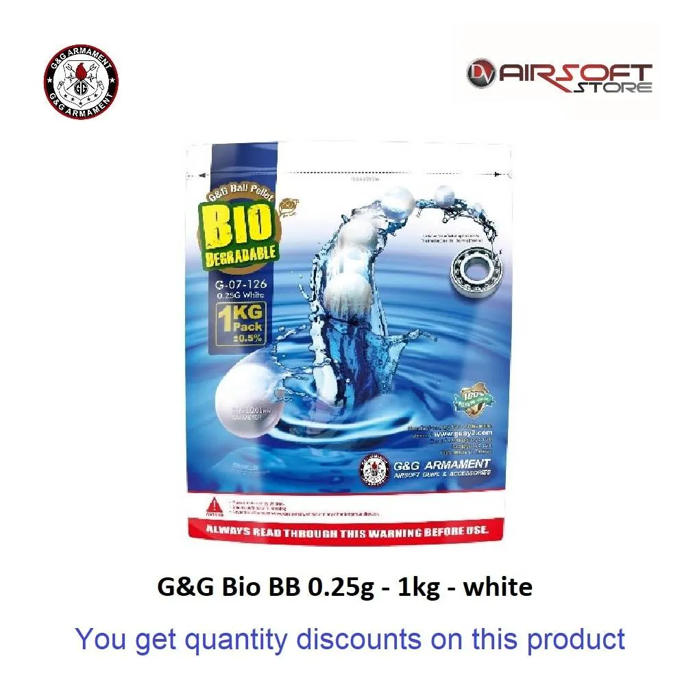 [2100000012800] G&G Bio BB 0.25g - 1kg - white
