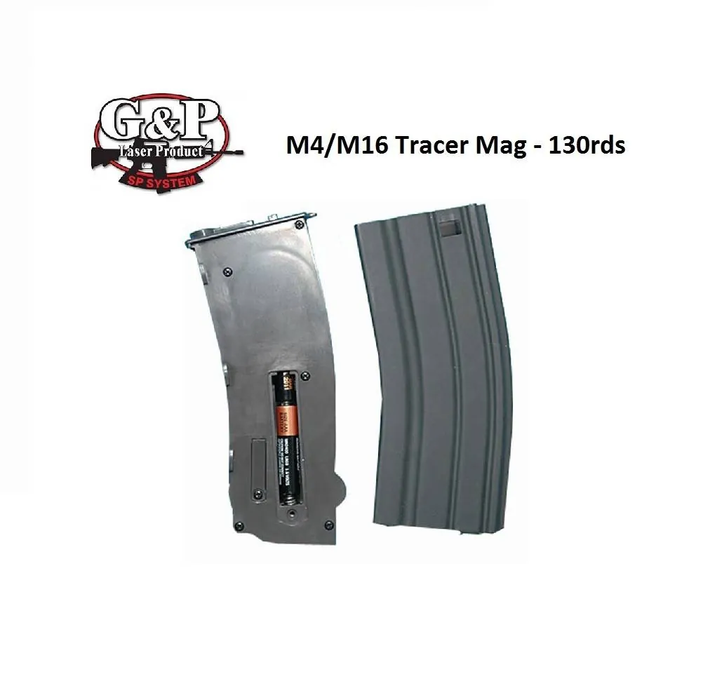 [2100000013494] Tracer Magazine For M4 130rds - Grey