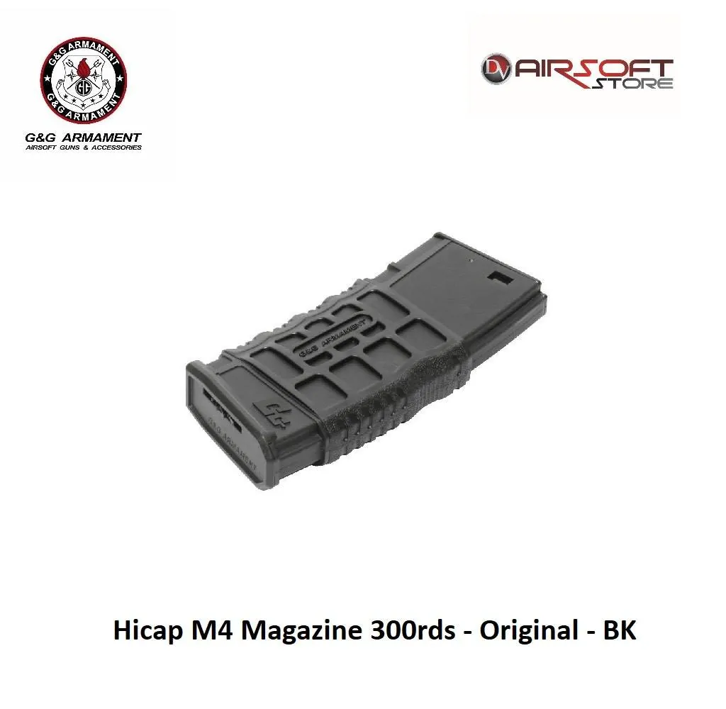 [2100000013579] Hicap M4 Magazine 300rds - Original - BK