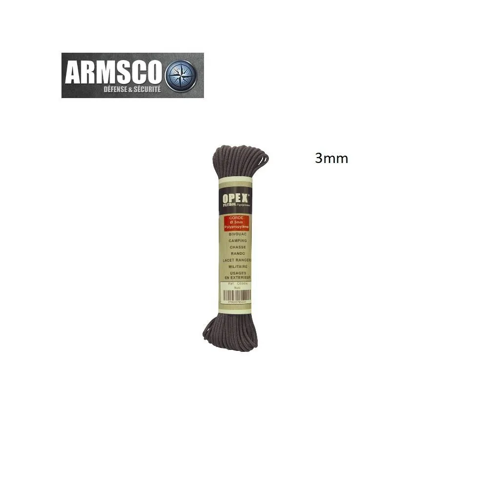 [2100000013920] Paracord 3mm - 15m - Khaki