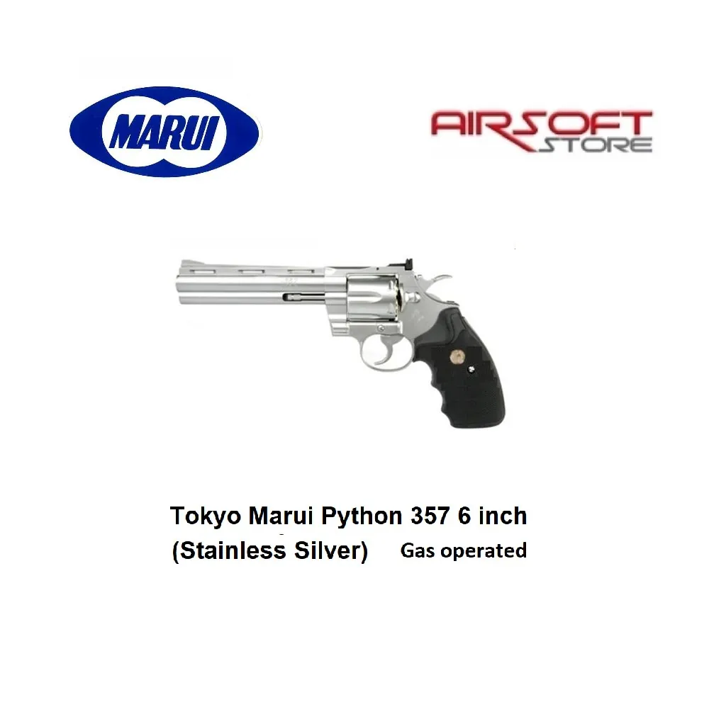 TM Python 357 6 inch (Stainless Silver)