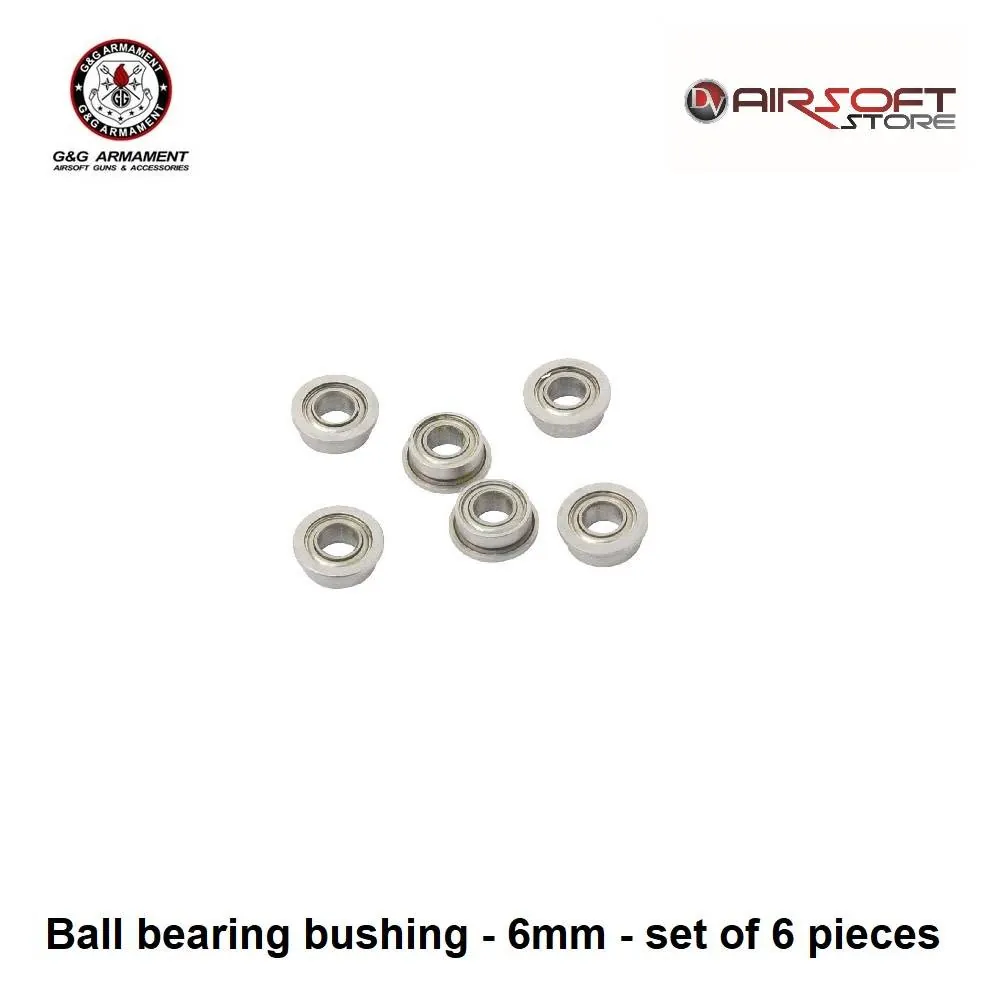 [2100000015061] Ball bearing bushing - 6mm - set of 6 pieces