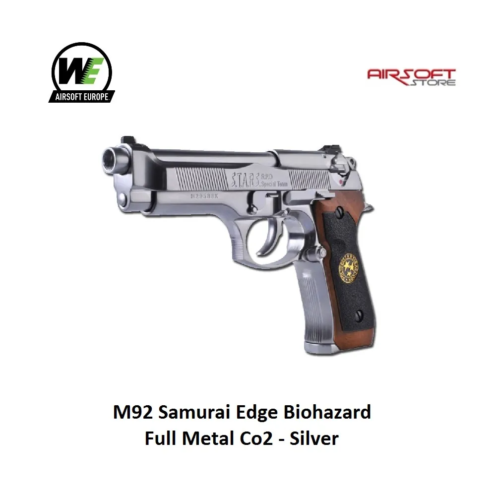 M92 Samurai Edge Biohazard Full Metal Co2 - Silver