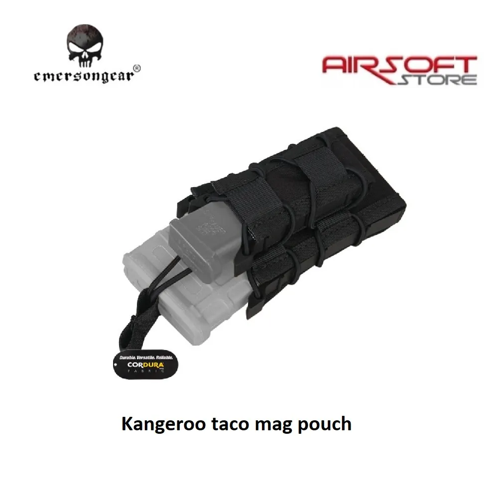 Single Taco Rifle & Pistol Mag pouch - BK