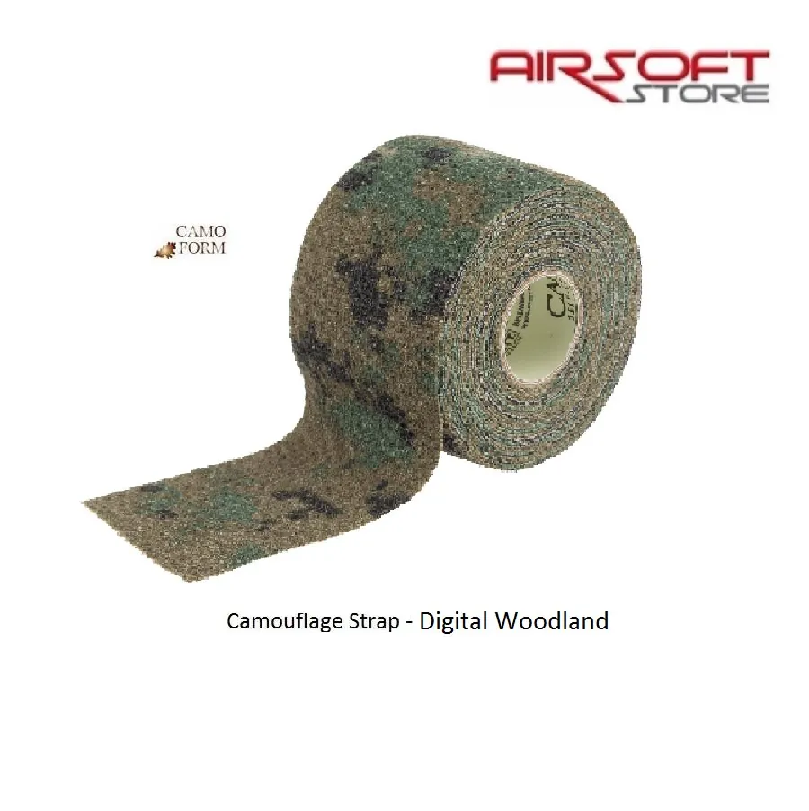 Camouflage Strap - Digital Woodland