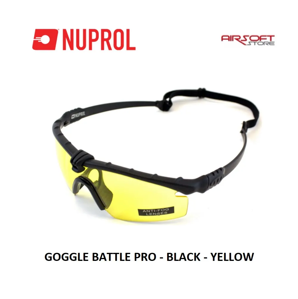 GOGGLE BATTLE PRO - BLACK - YELLOW