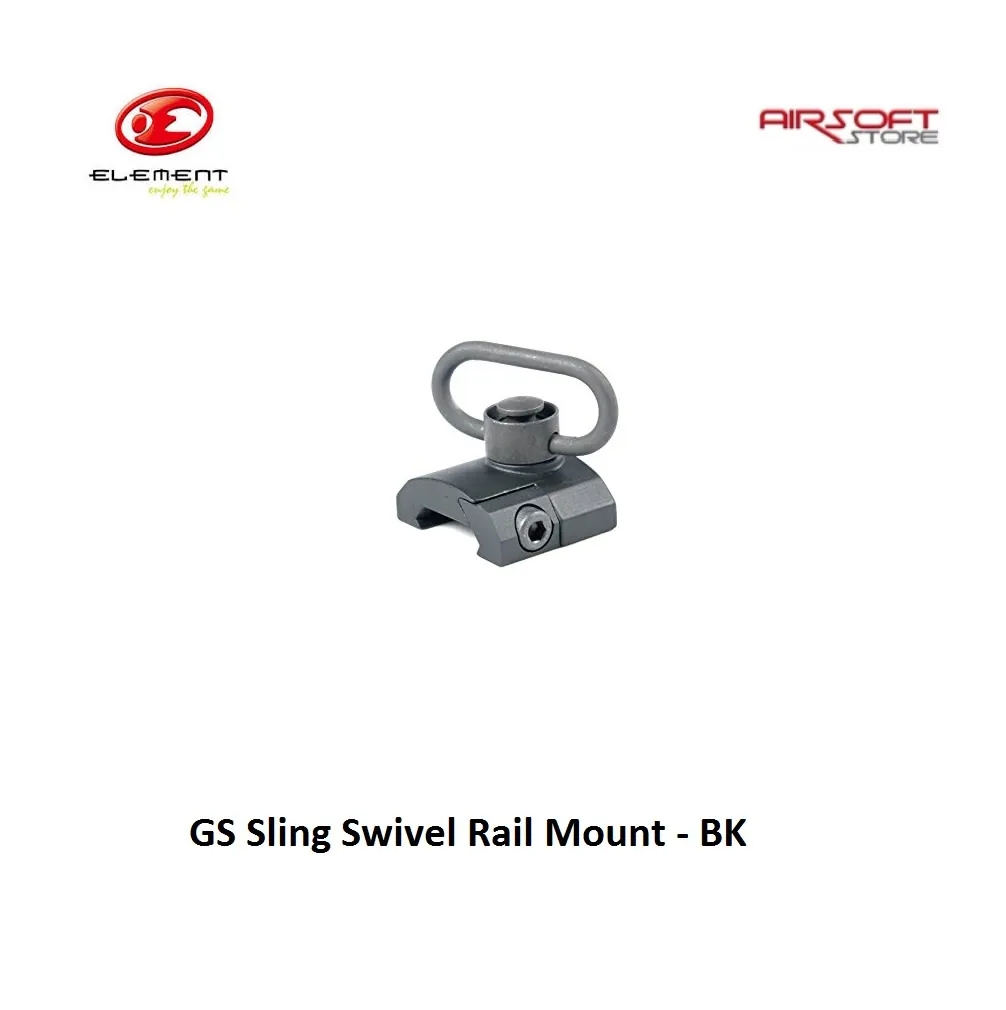 GS Sling Swivel Rail Mount - BK