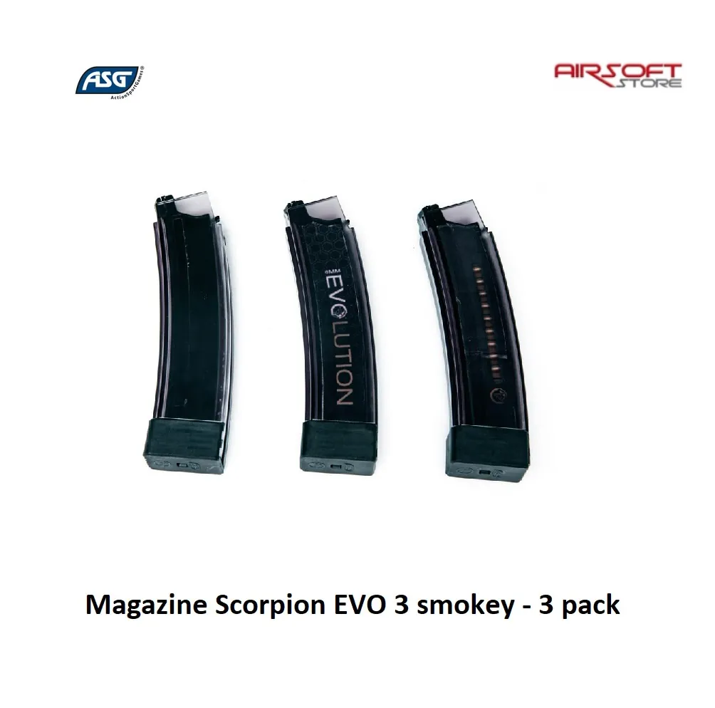 Magazine Scorpion EVO 3 smokey - 3 pack
