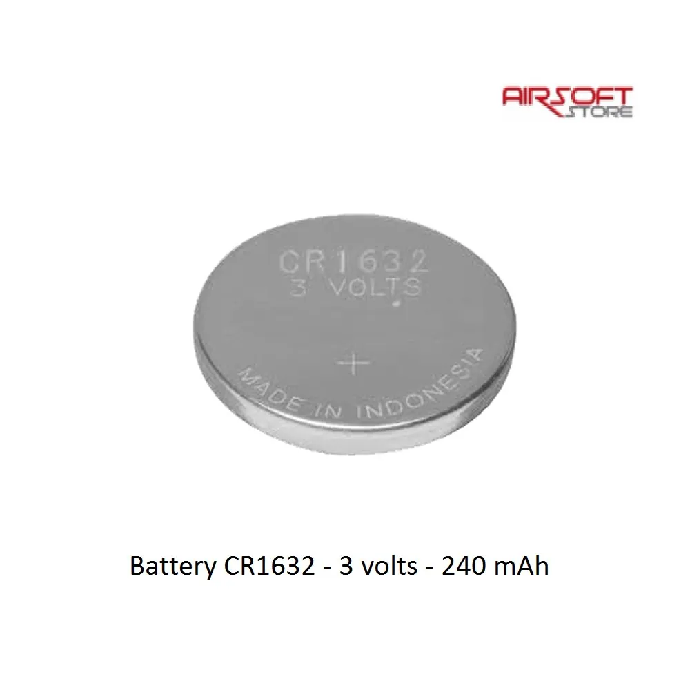 [2100000022557] Battery CR1632 - 3 volts - 240 mAh