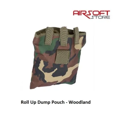 Roll Up Dump Pouch - Woodland