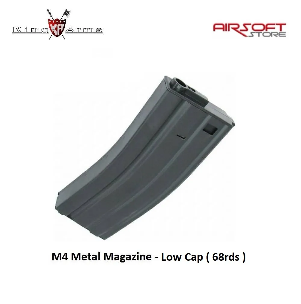 M4 Metal Magazine - Low Cap - 68rds - BK