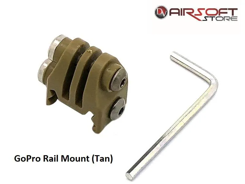 GoPro Rail Mount (Tan)