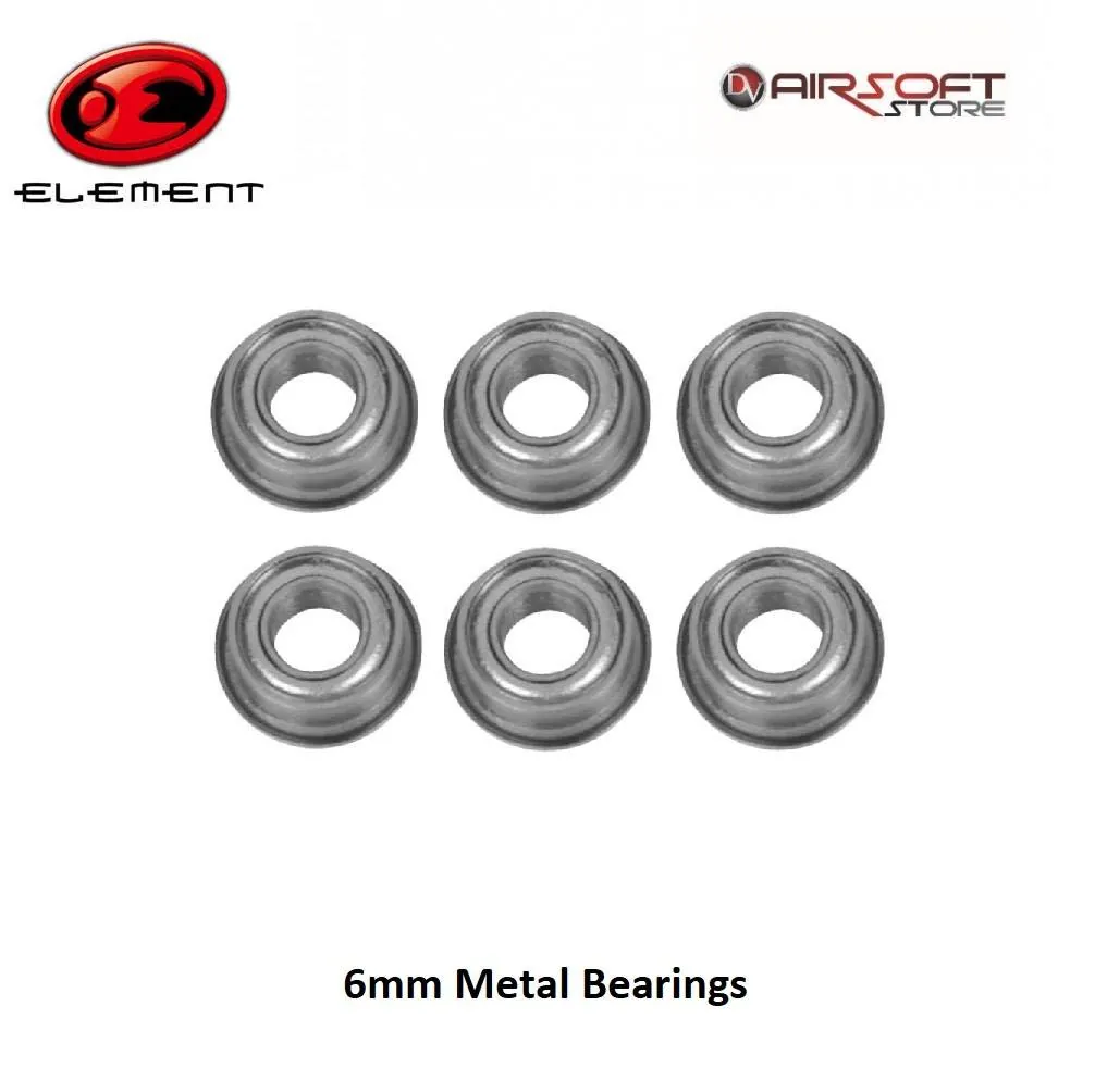 [2100000029686] 6mm Metal Bearings (6 pcs)