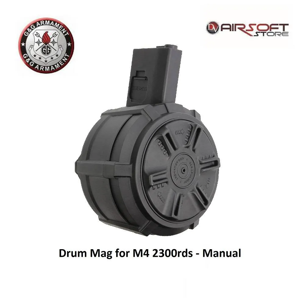 [2100000029754] Drum Mag for M4 2300rds - Manual