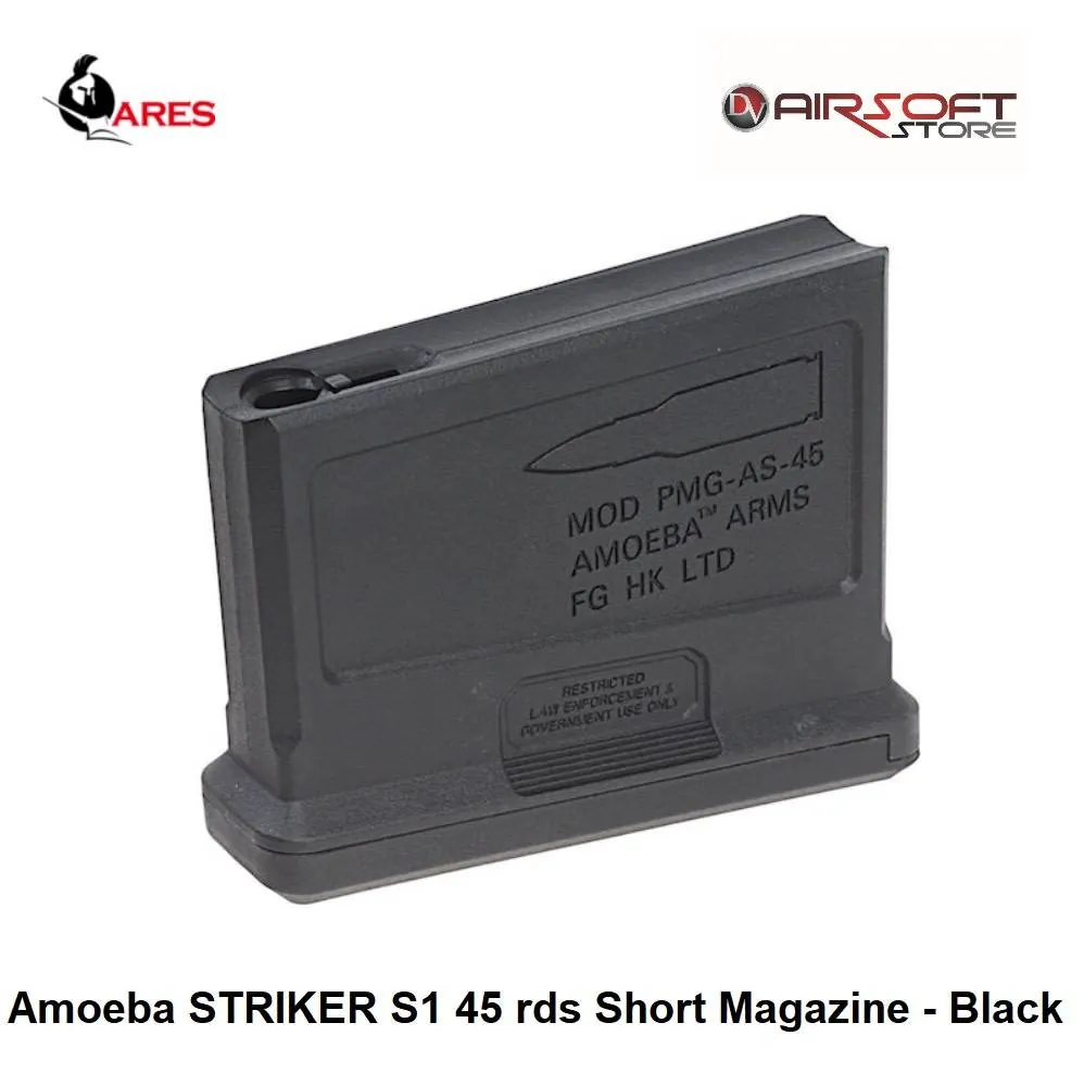 Amoeba STRIKER S1 45 rds Short Magazine - Black