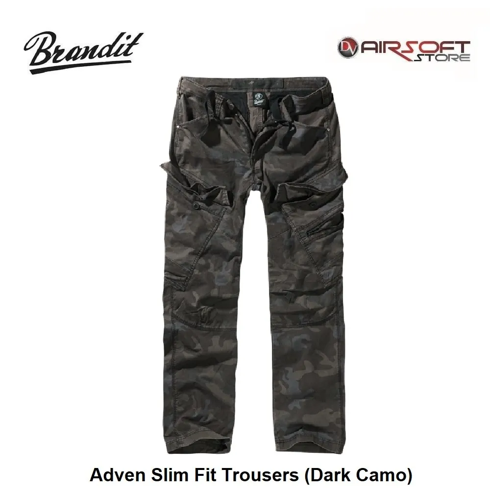 Adven Slim Fit Trousers (Dark Camo)