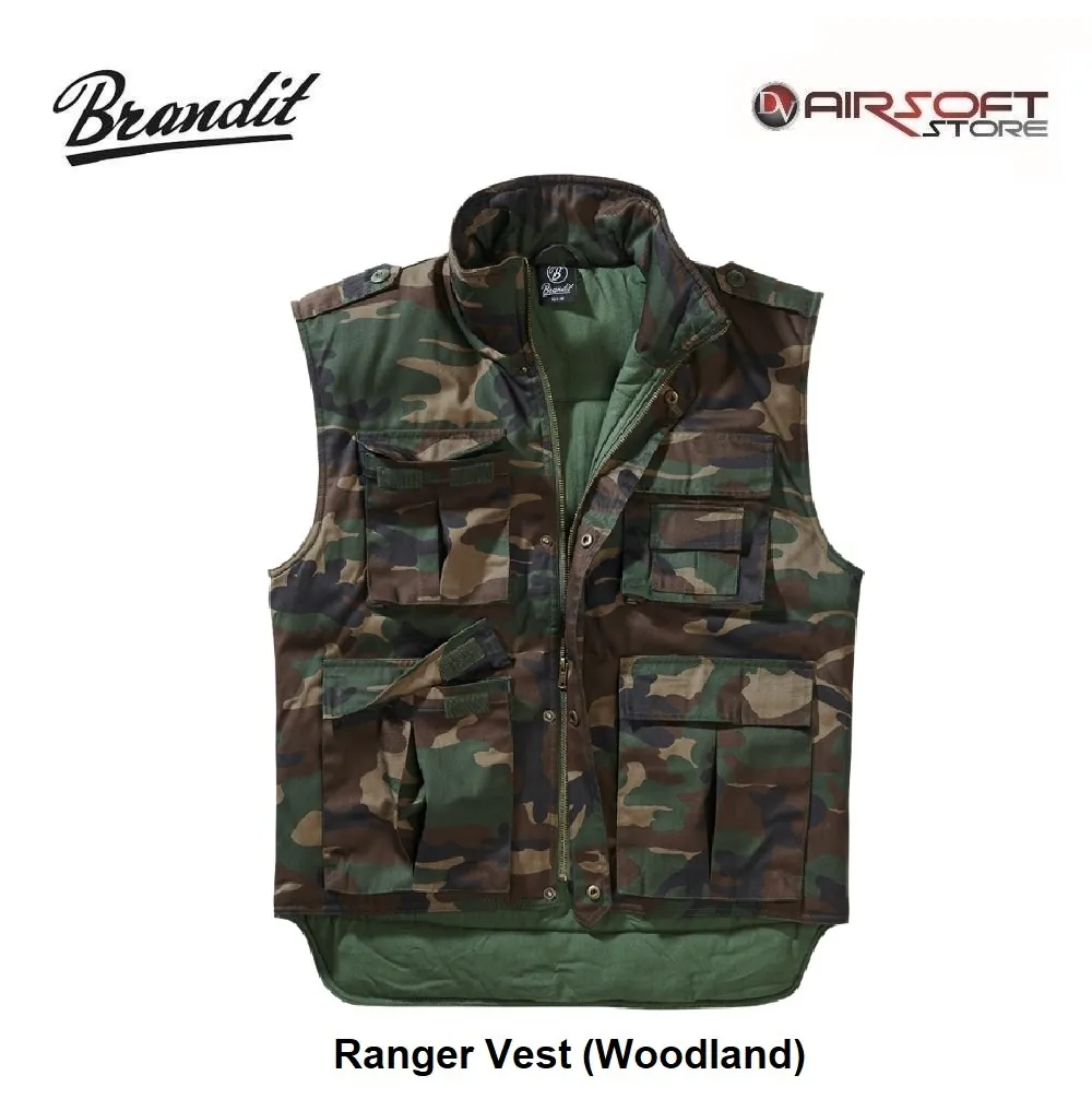 [2100000037933] Ranger Vest (Woodland) (L)
