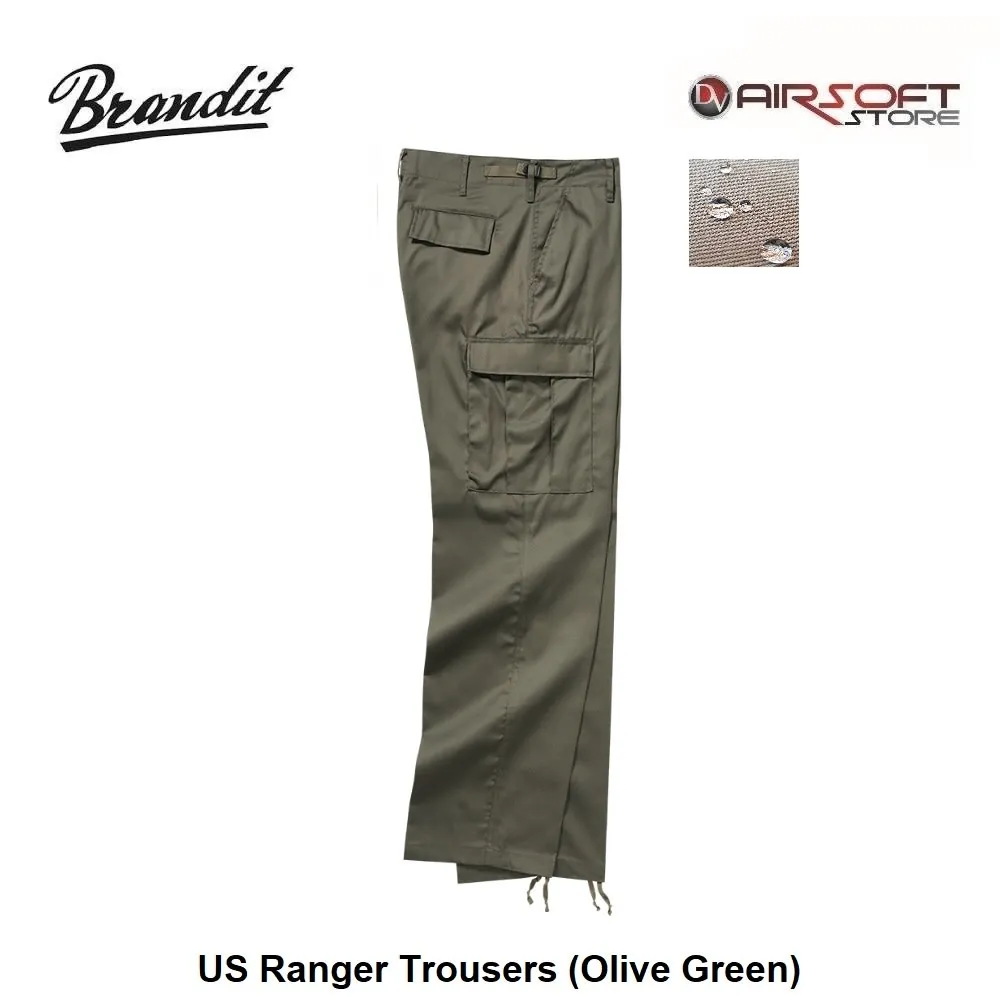 [2100000038114] US Ranger Trousers (Olive Green) (S)