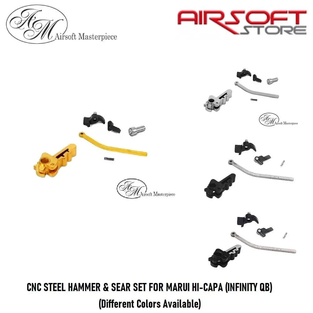 CNC STEEL HAMMER & SEAR SET FOR MARUI HI-CAPA (INFINITY QB)