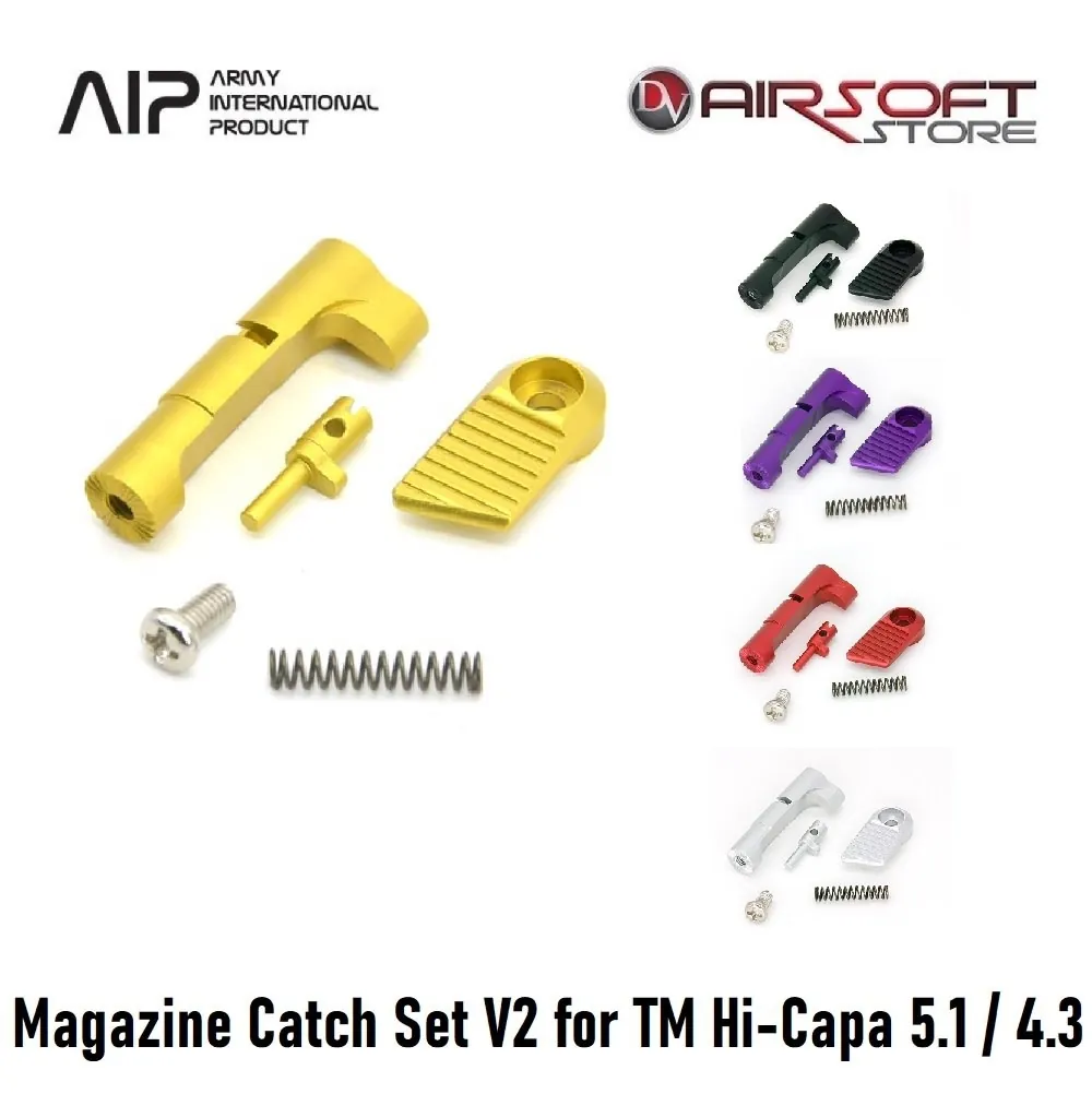 [2100000050895] Magazine Catch Set for TM Hi-Capa 5.1 / 4.3 (Black)