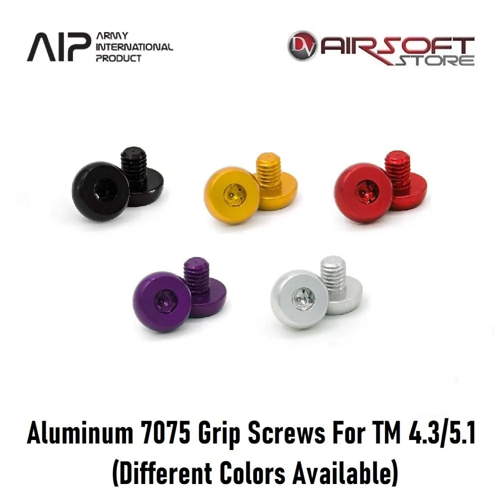 Aluminum 7075 Grip Screws For TM 4.3/5.1