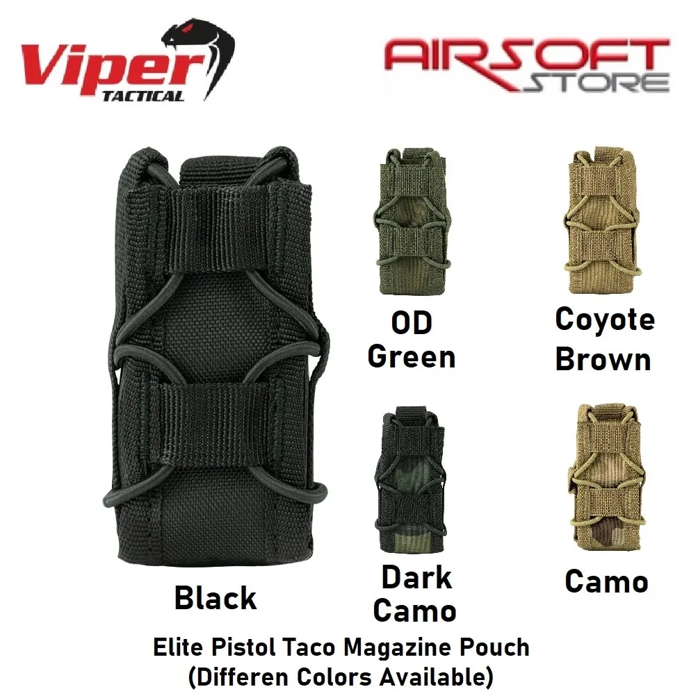 [2100000051717] Elite Pistol Taco Magazine Pouch (Black)